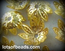 Gold Bead cap